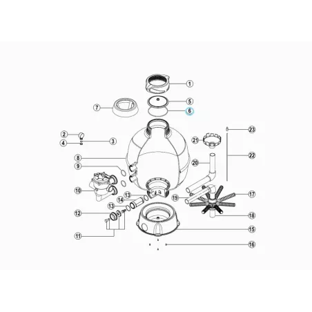 Joint torique pour couvercle de filtre