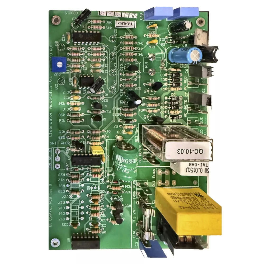 Carte de commande Clearwater série D Control PCB – électrolyseur au sel Zodiac Clearwater série D