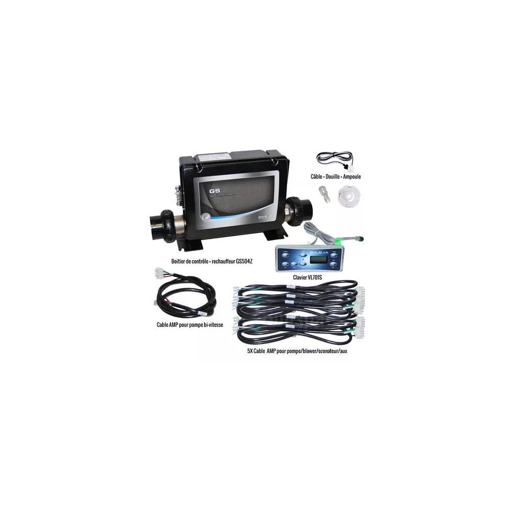 Système électronique complet Boîtier Balboa GS504SZ + clavier  VL701S