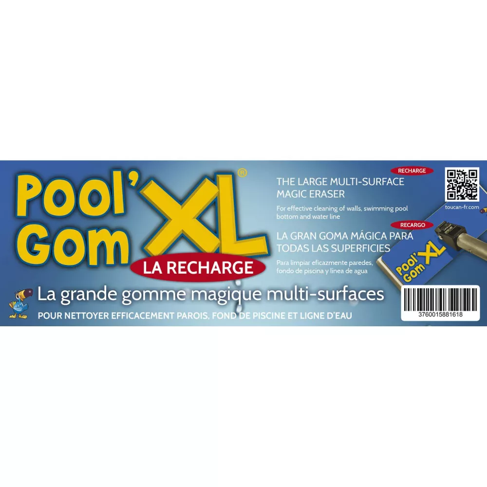 TOUCAN recharge Pool Gom XL multi-surfaces