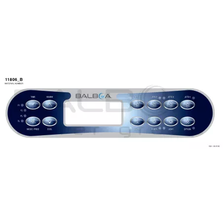 Clavier de contrôle Balboa ML900