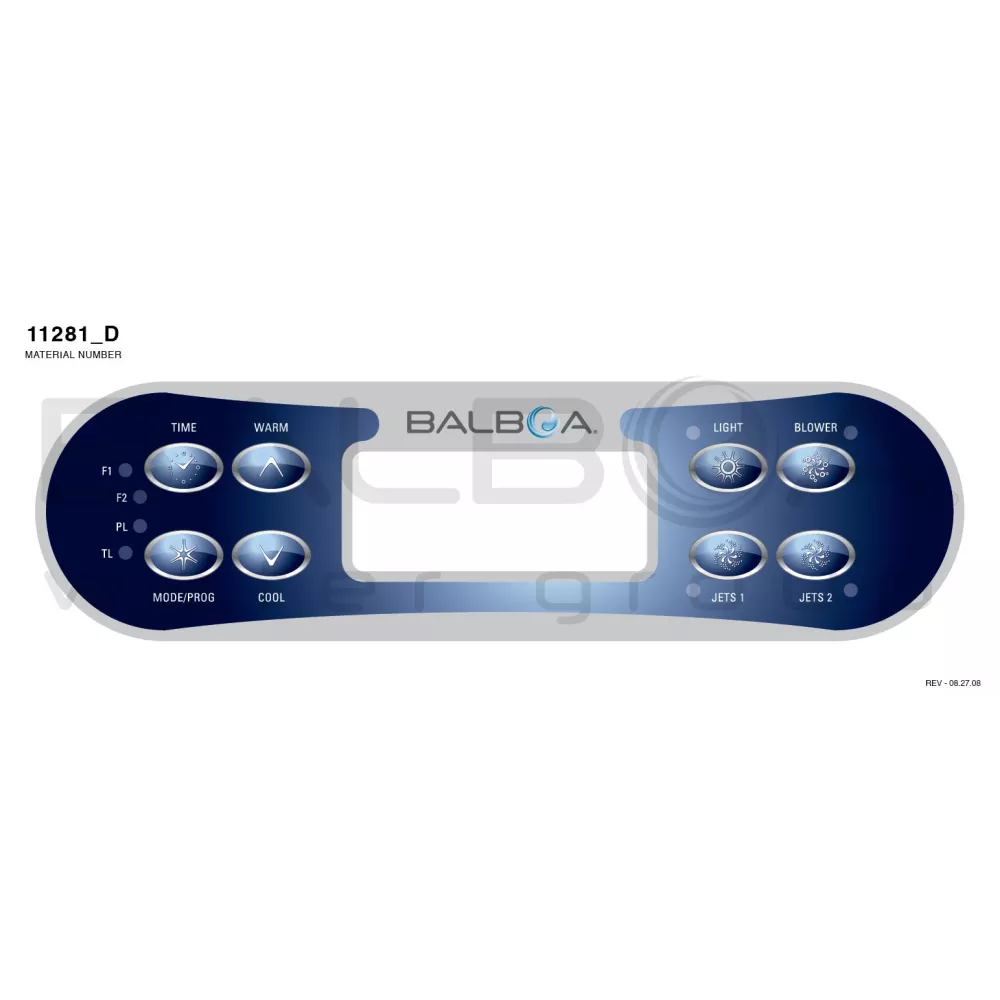 Clavier de contrôle Balboa ML900