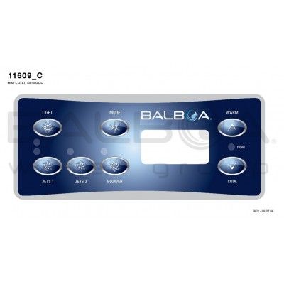 Clavier de contrôle Balboa ML900