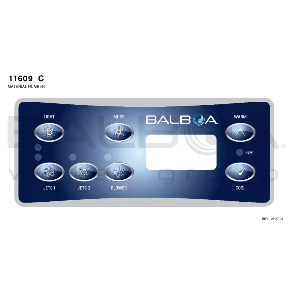 Clavier de commande Balboa ML551