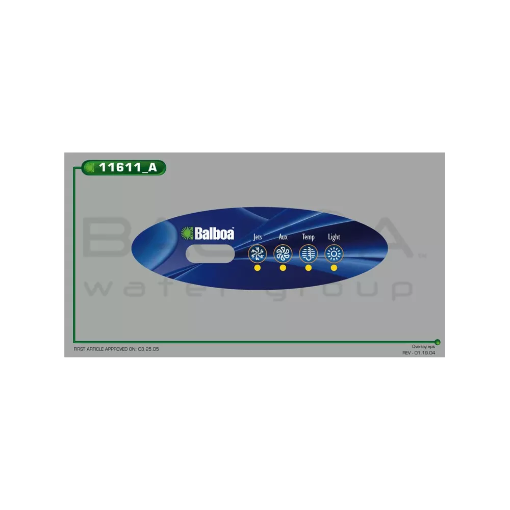 Clavier de commande Balboa ML240