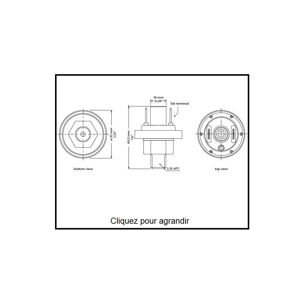 Pressostat de Gecko Dtec-1