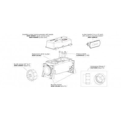 GECKO support de montage pour IN.CLEAR et IN.THERM