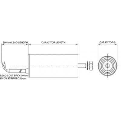 Condensateur 10uF pour pompe de spa