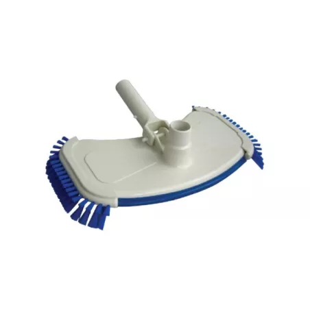 Tête de balai lestée avec brosse latérales