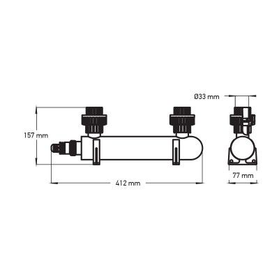 Système complet de désinfection UV série PP-I