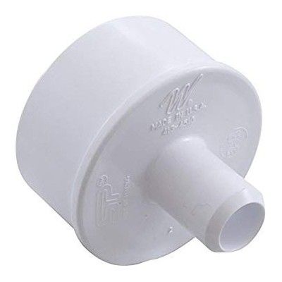 Adapter  2" Spigot x 0.38 lisse