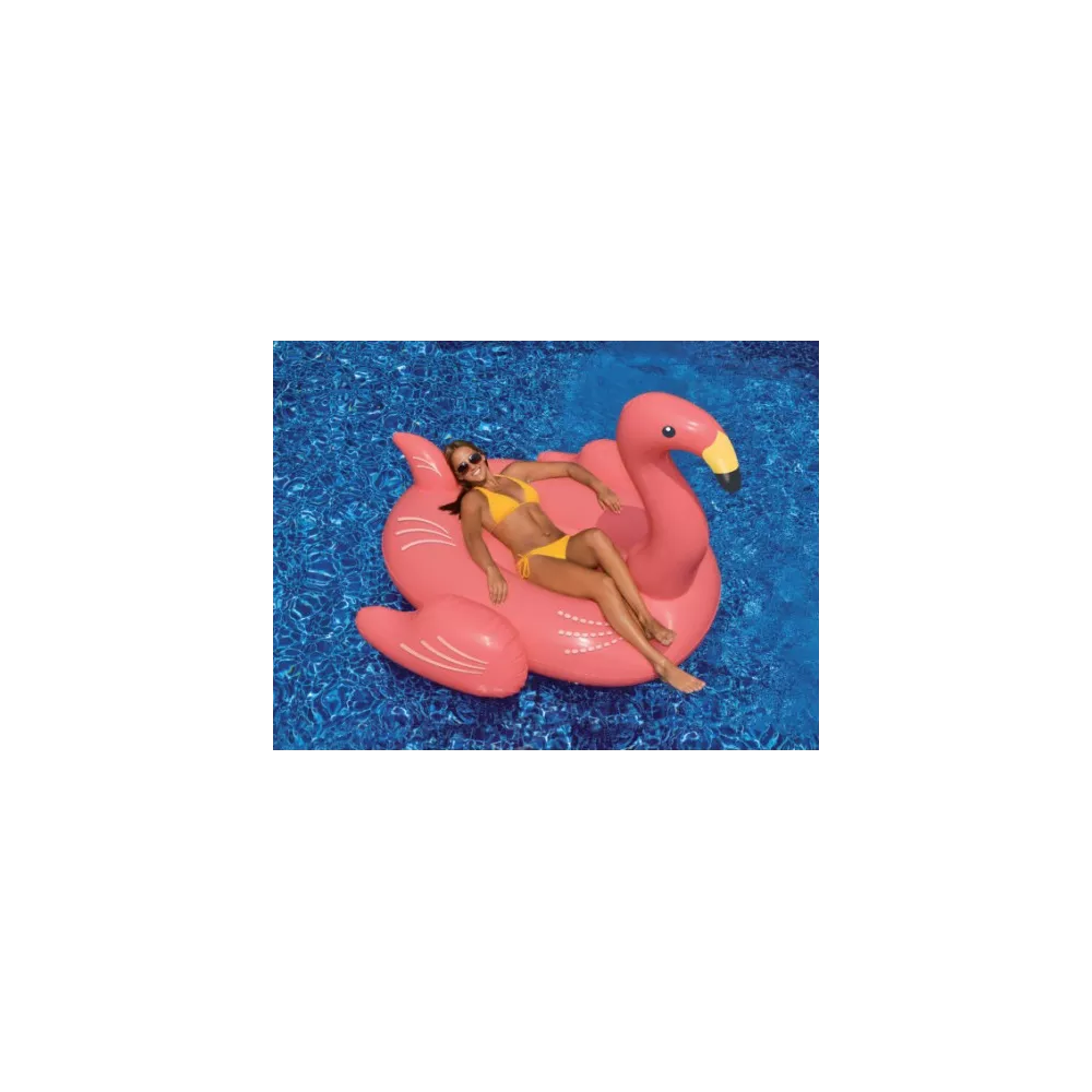 Flamant Rose Géant Boué gonflable