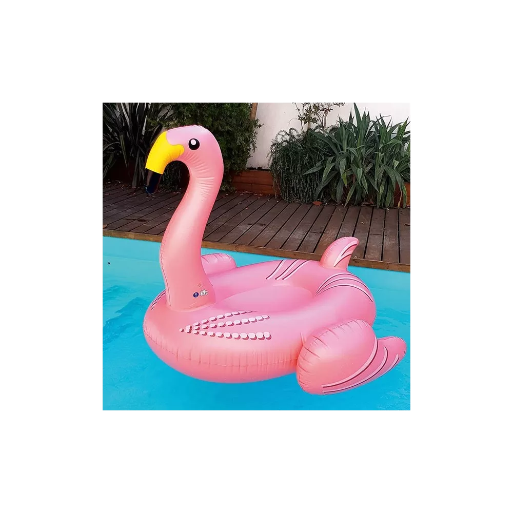 Flamant Rose Géant Boué gonflable