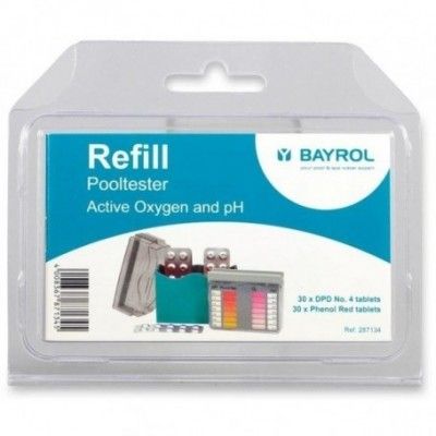 oxygène actif  et pH kit d'analyse  Pooltester - Bayrol