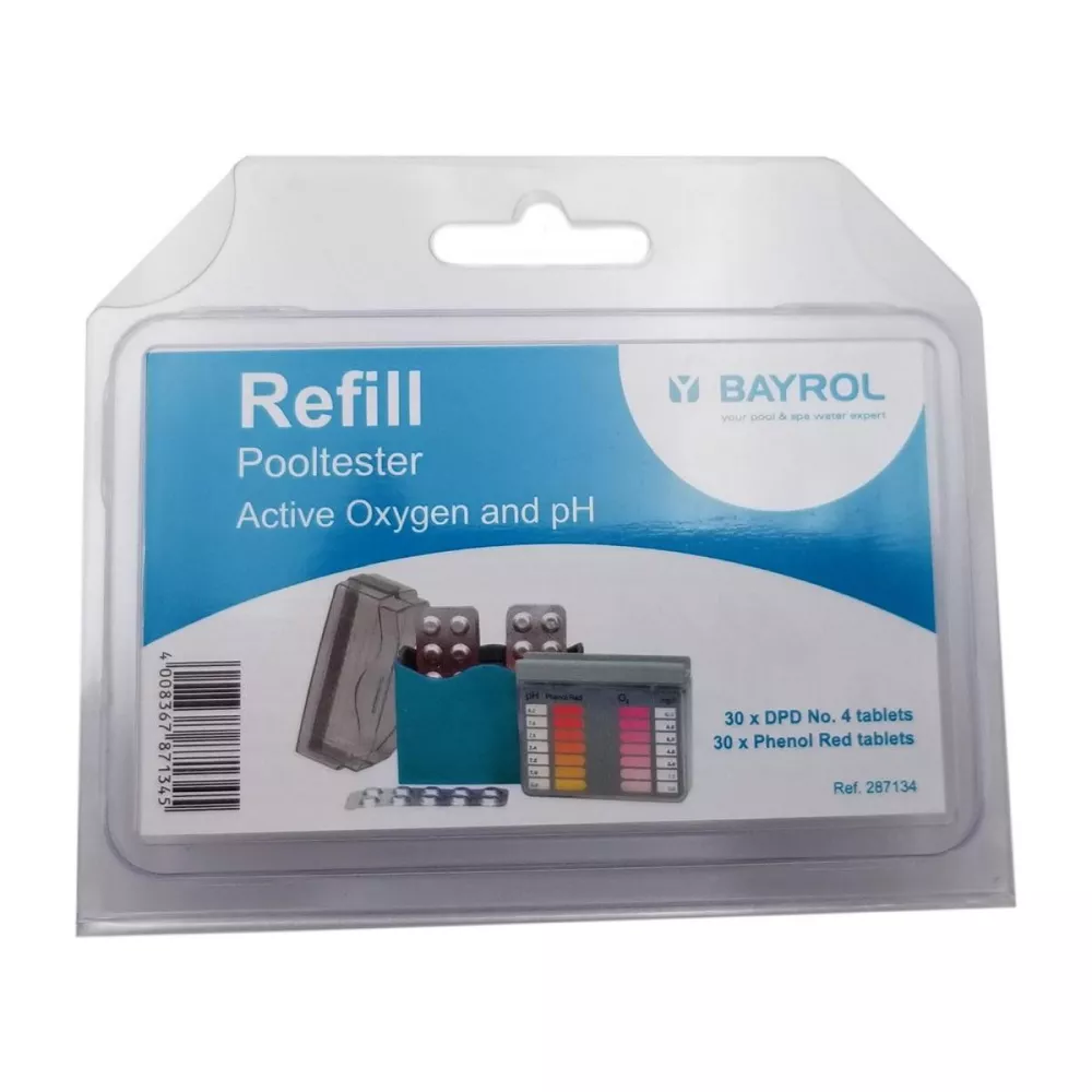 oxygène actif  et pH kit d'analyse  Pooltester - Bayrol