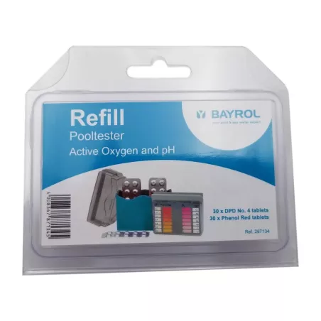 oxygène actif  et pH kit d'analyse  Pooltester - Bayrol