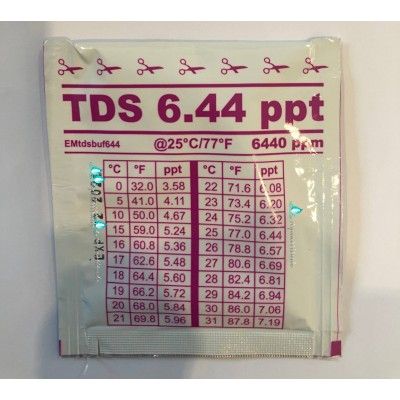 Solution TDS 6.44 ppt