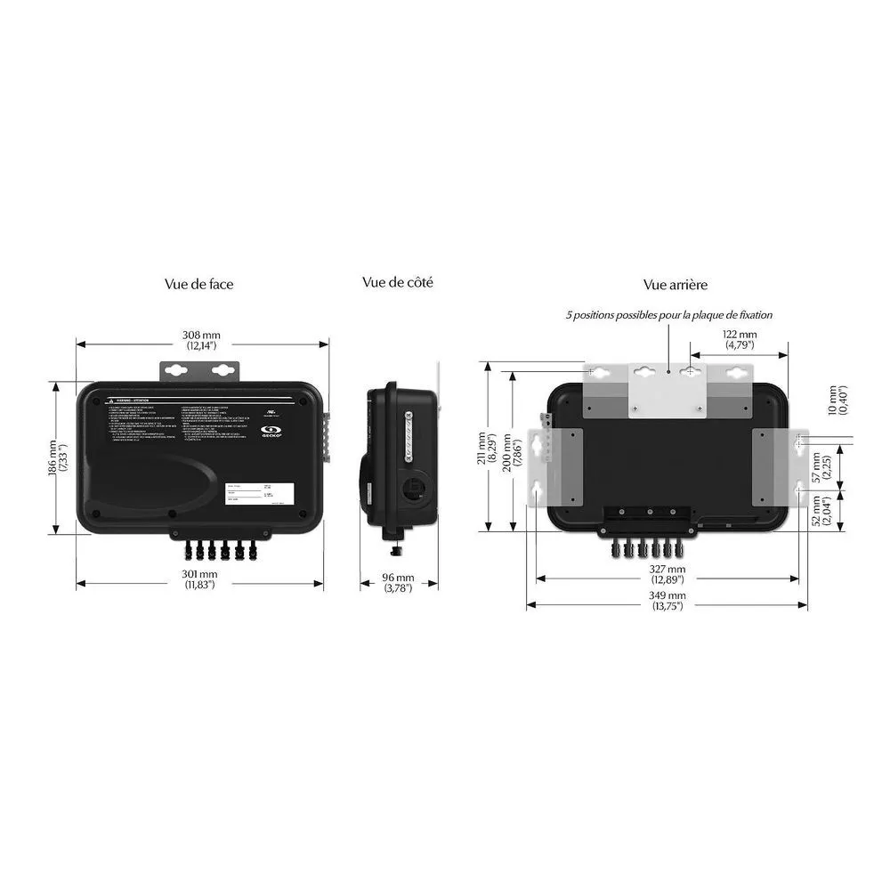 in.yj-V3 + in.K300-1OP pack boîtier de contrôle électronique spa Ge...