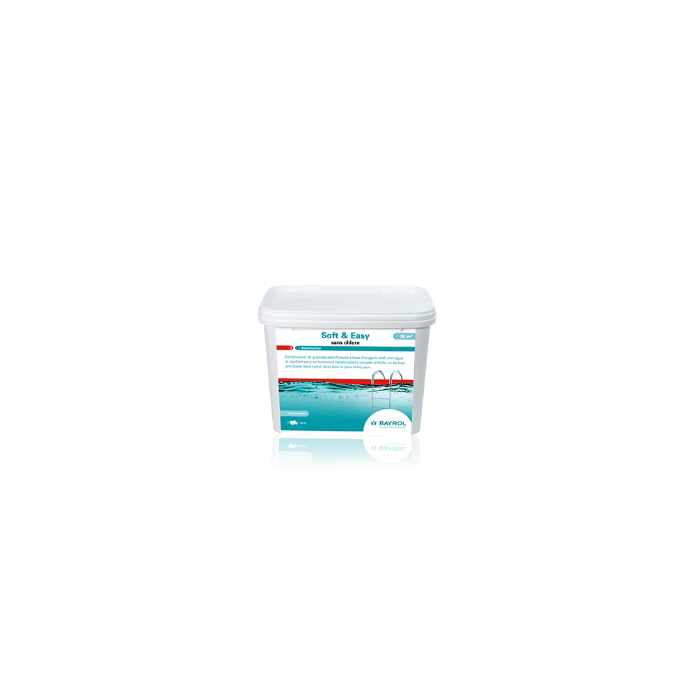 Bayrol Soft & Easy 20m3 - 16 double sachets combinaison de granulés...