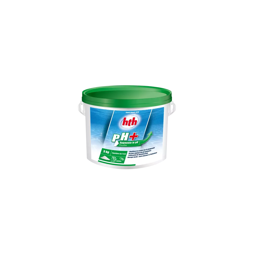 pH Plus granulé 5 kg - hth®  Un bon réglage du pH optimise l'effica...