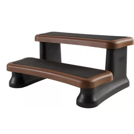 Escalier 2 marches pour spa Brown Escalier pour spa Jacuzzi  Couleu...