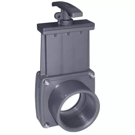 Vanne de fermeture à guillotine 2 " Vanne PVC à coller Femelle / fe...