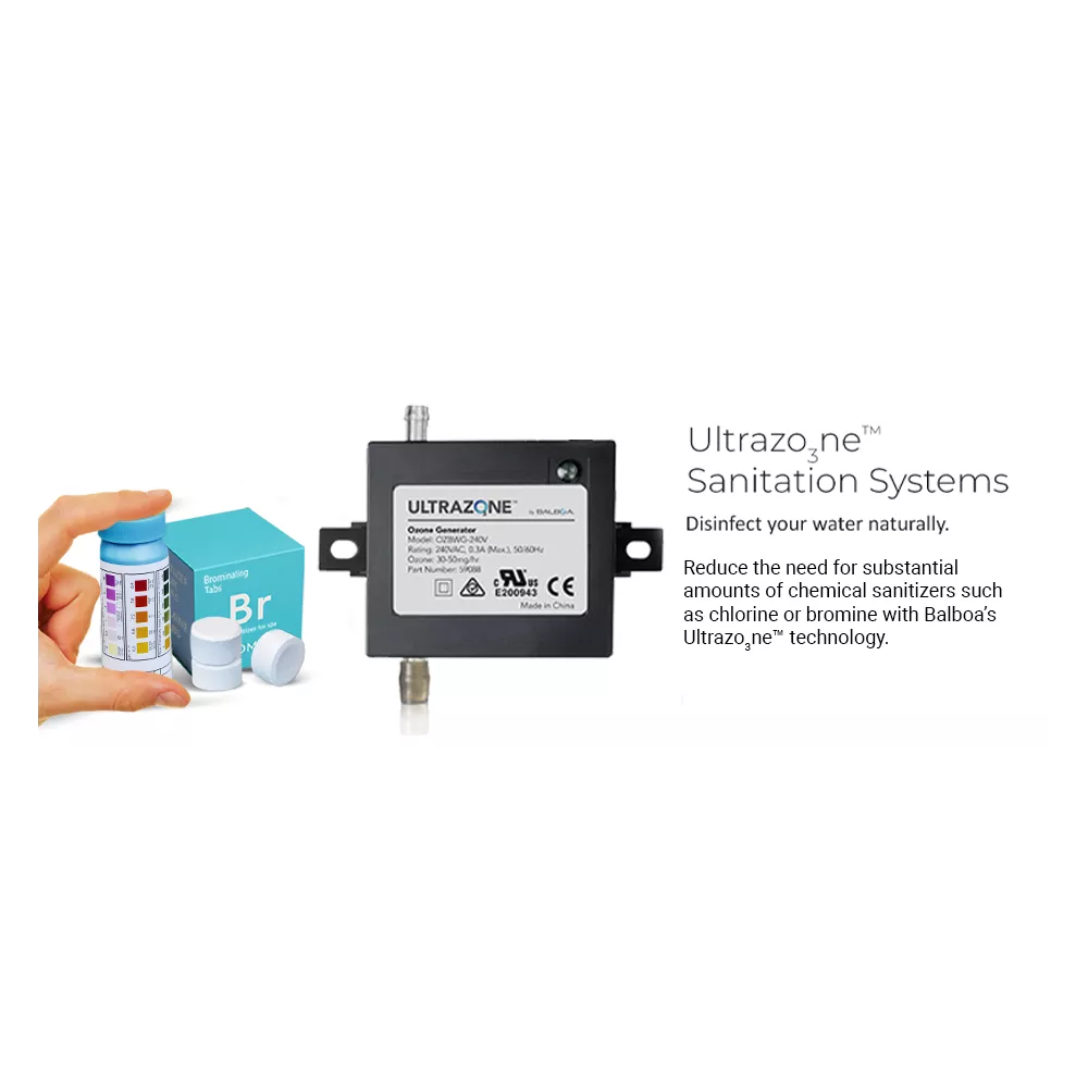 Ultrazo₃ne™ systeme ultra compact pour la désinfection - Balboa Cet...