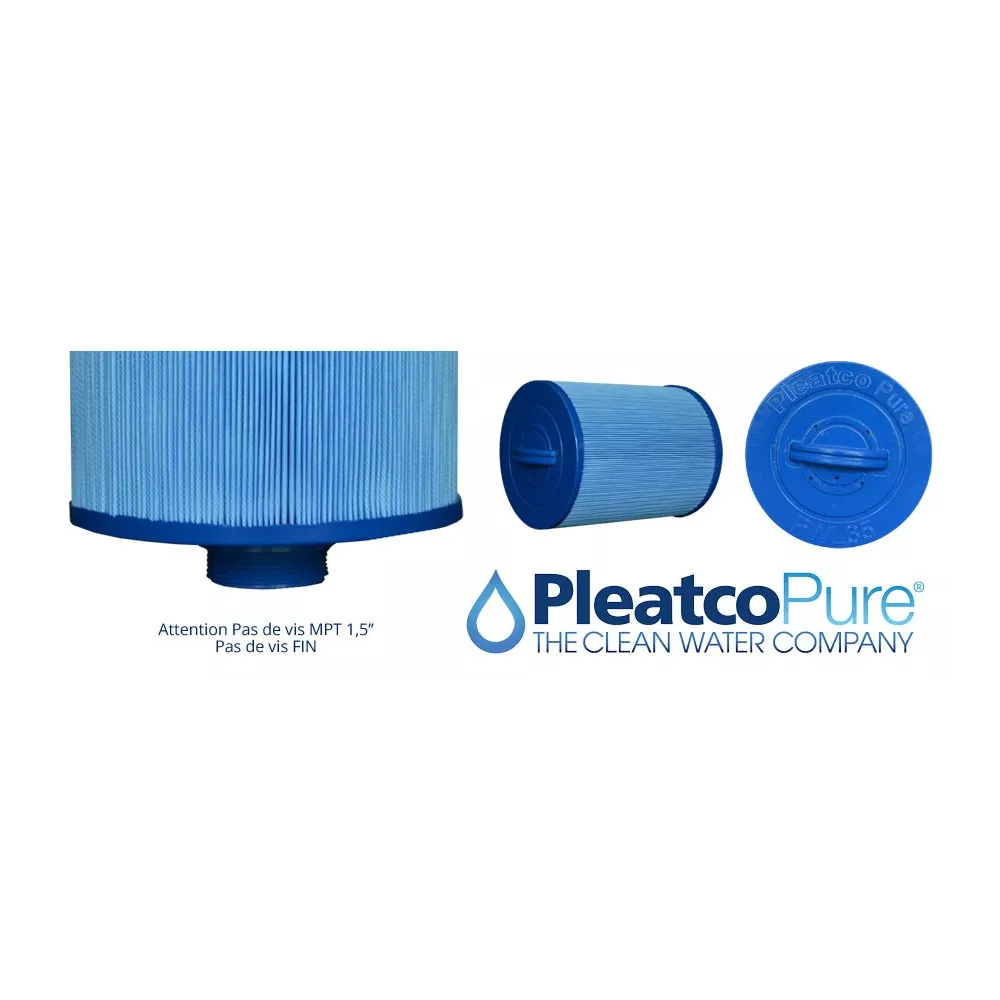 Filtre PWL35P4 / 50653 / Wellis spa AKU0136 Cartouche filtrante de ...