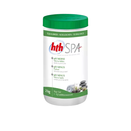 hth® - Spa pH MOINS MICRO-BILLES L’équilibre de l’eau passe avant t...