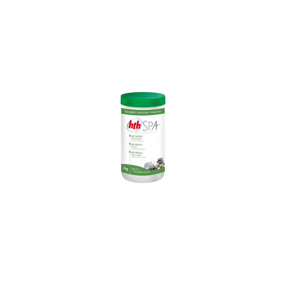 hth® - Spa pH MOINS MICRO-BILLES L’équilibre de l’eau passe avant t...