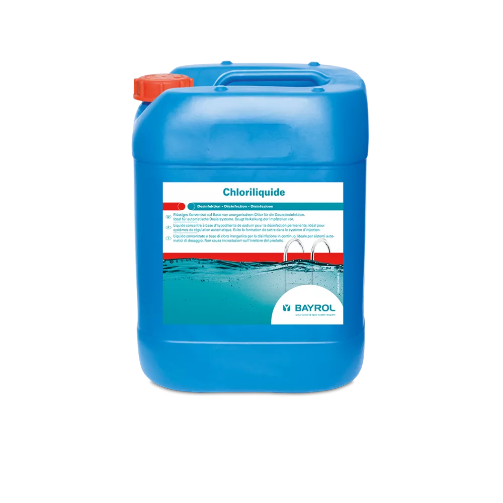 Chloriliquide - 20l / 25 kg Chlore liquide - Bayrol  Entièrement so...