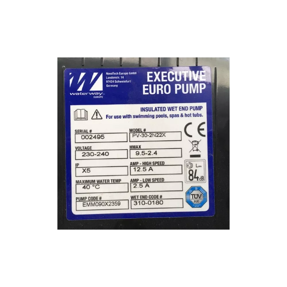 Pompe Waterway 48f 2HP