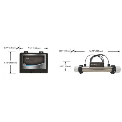 Boîtier électronique BALBOA GS500Z + réchauffeur