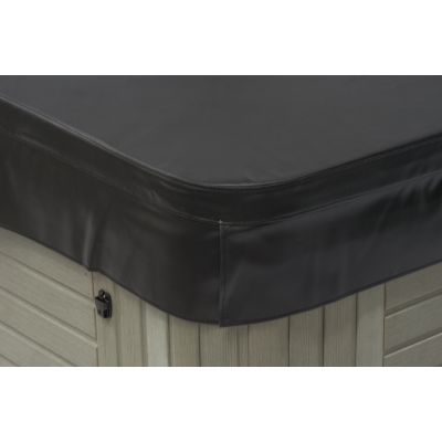 Couverture pour spa 200 cm x 190 cm rayon 13 cm Black