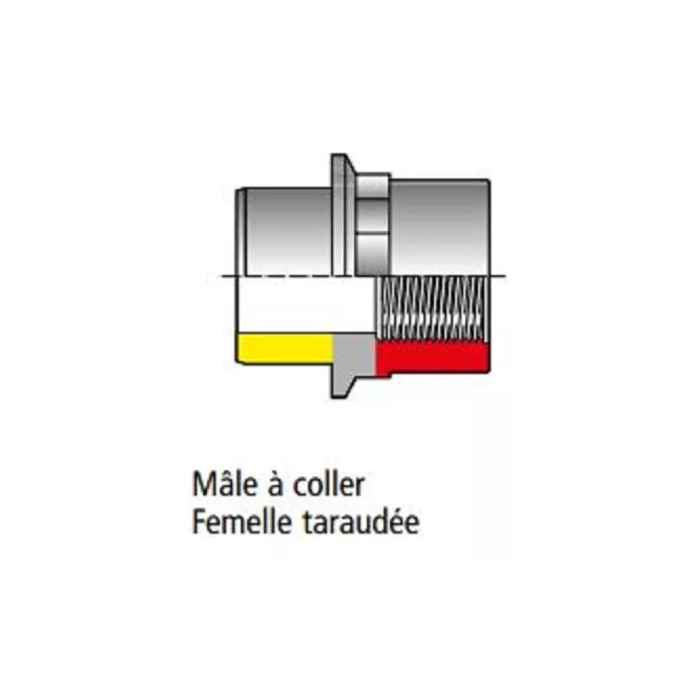 Réduction Embout mixte 50 mm M X 2"F Réduction Embout mixte 50 mm M...