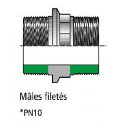 Mamelon fileté 1 1/2"