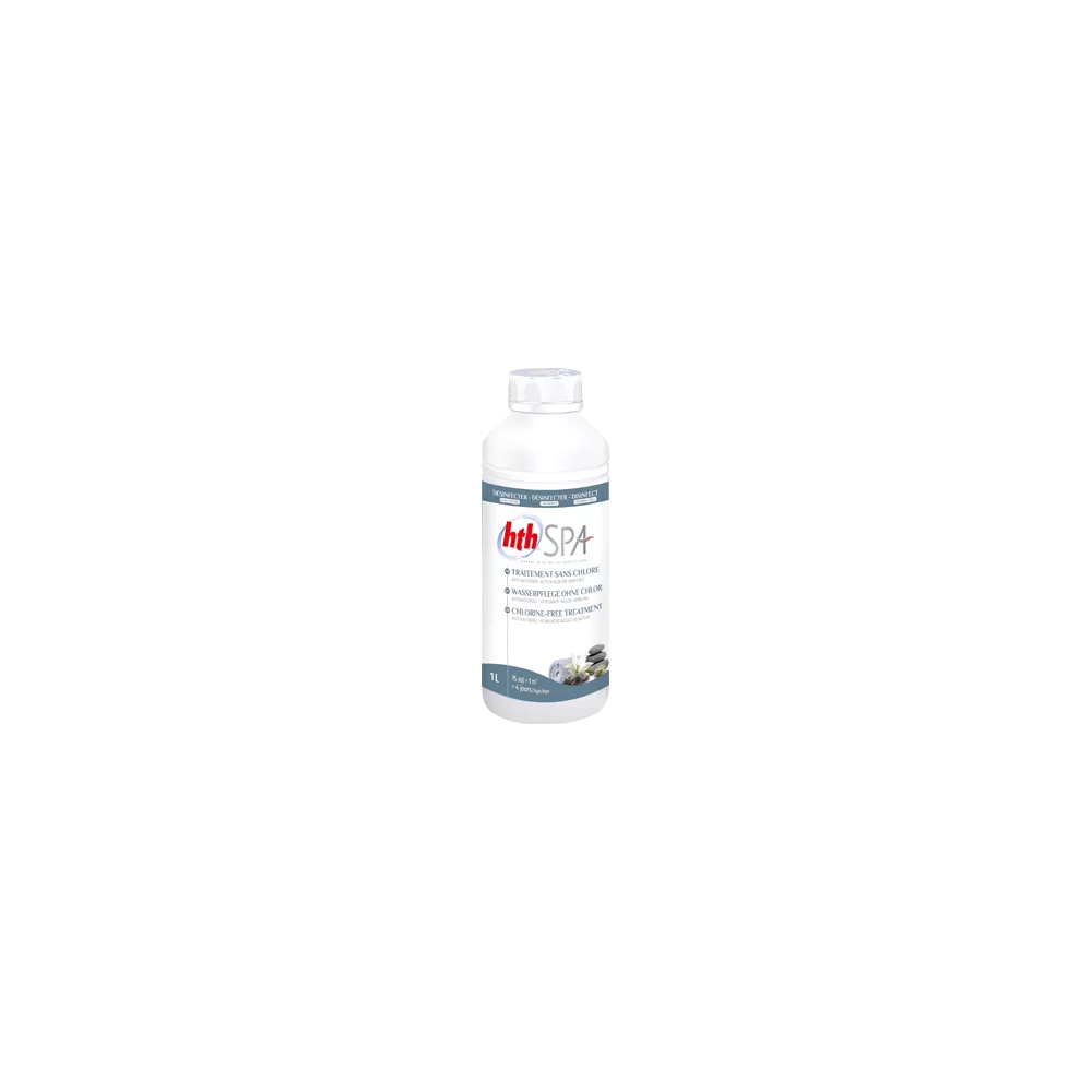 hth® - Spa traitement sans chlore - 1L Solution de traitement compl...