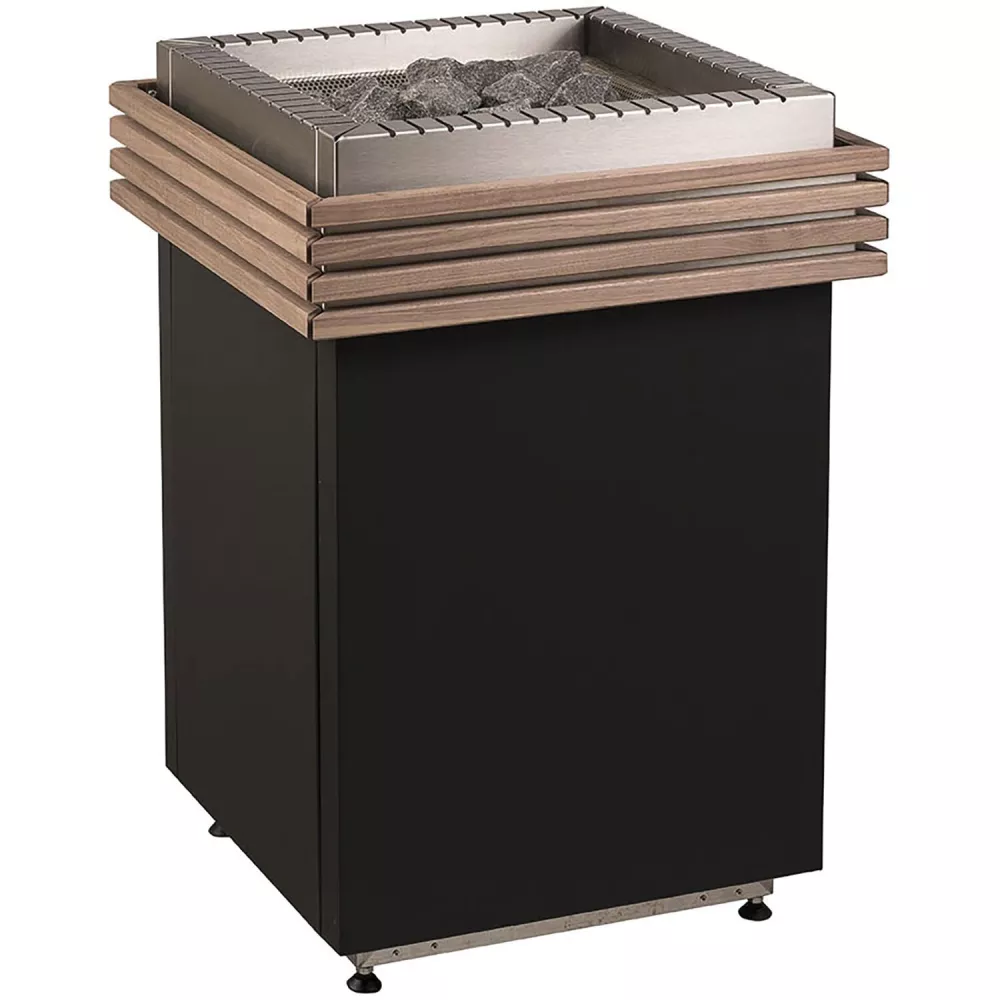 Rambarde en noyer Sentiotec Qube 12 -15 kW Rambarde en noyer prémon...
