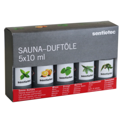 Lot d'huile essentiel sauna