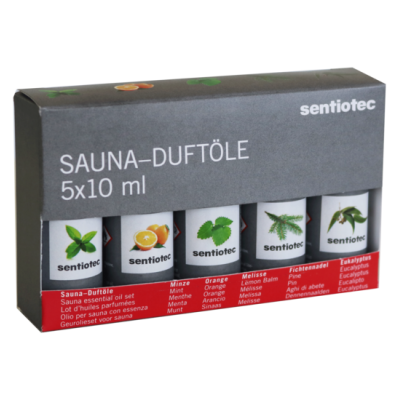 Sauna essential oil set Sentiotec