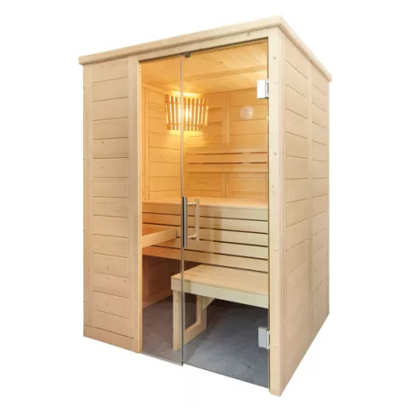 Alaska Mini Cabine de Sauna ALASKA MINI de SENTIOTEC 160 x 110 cm C...