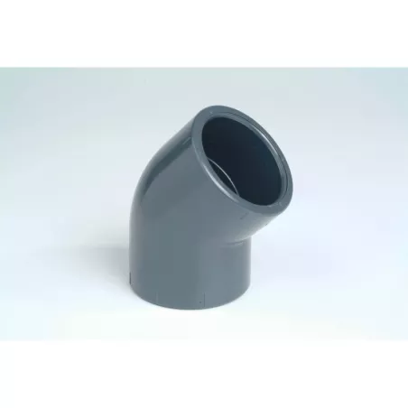 Coude 45° F/F à coller - ∅ intérieur 20 Coude 45° en PVC Femelle/fe...