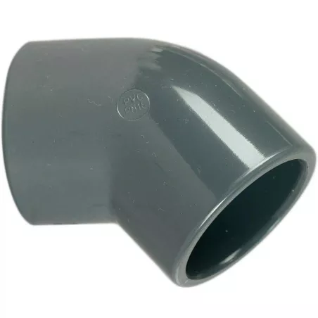 Coude 45° F/F à coller - ∅ intérieur 63 Coude 45° en PVC Femelle/fe...