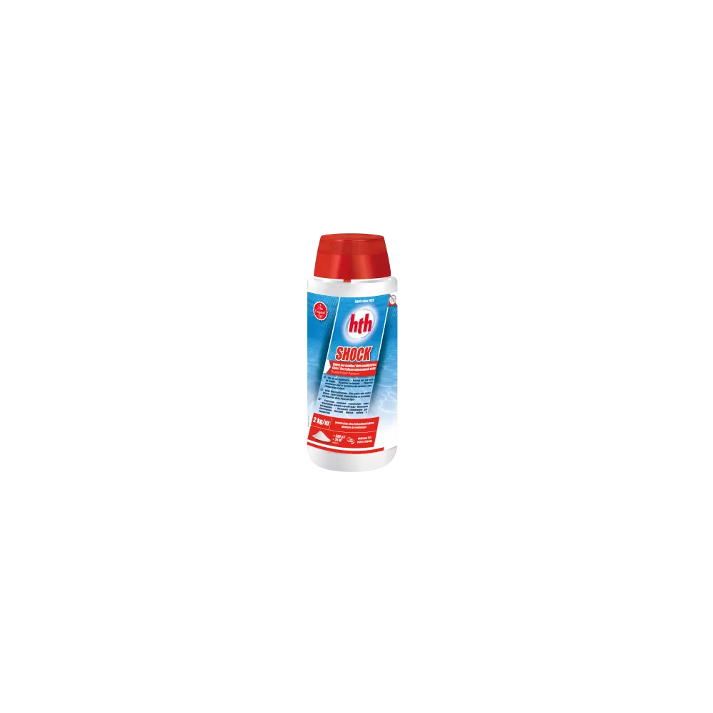 hth® - SHOCK poudre - Rattrape une eau verte -trouble LA SOLUTION I...
