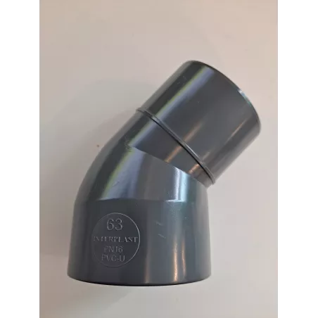 Coude à 45° F/MF ∅ 50×50×40 mm