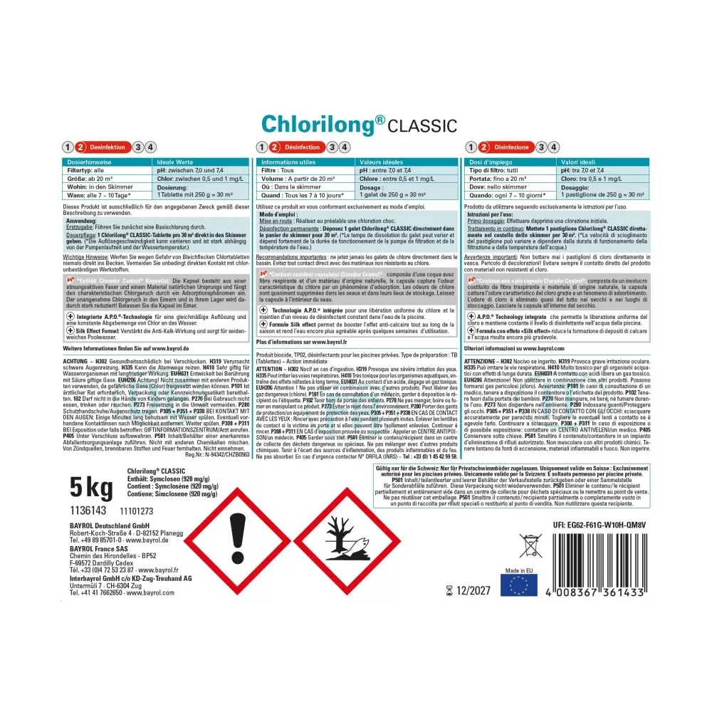 Chlorilong Classic Bayrol