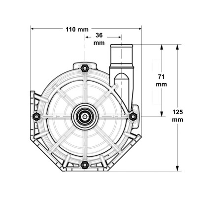 Pompe Laing E10 raccordement 1" lisse