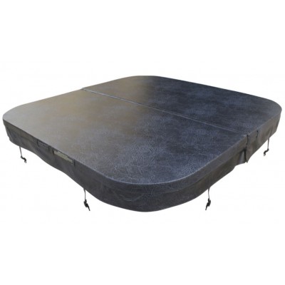 Couverture pour spa 239 cm x 239 cm rayon 18 cm Charcoal