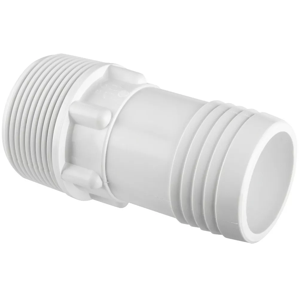 Adaptateur 1.5" MPT vers 1,5" M Adaptateur cannelé 1.5" MPT 1,5 pou...