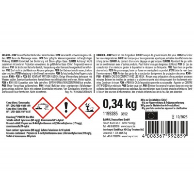 Chlorilong® Power5 bloc 0,34kg désinfectant-algicide-floculant